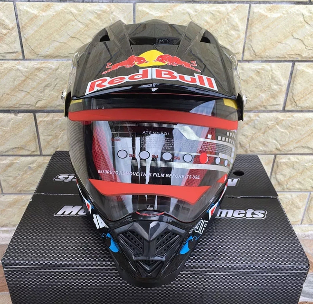 Casco red bull discount moto